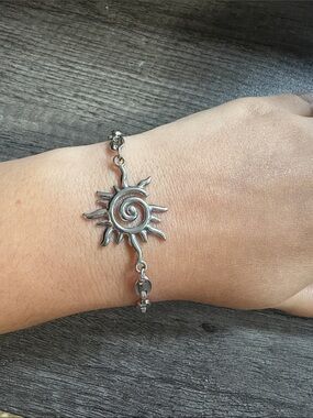 Stainless Steel Mariner Chain Sun Bracelet